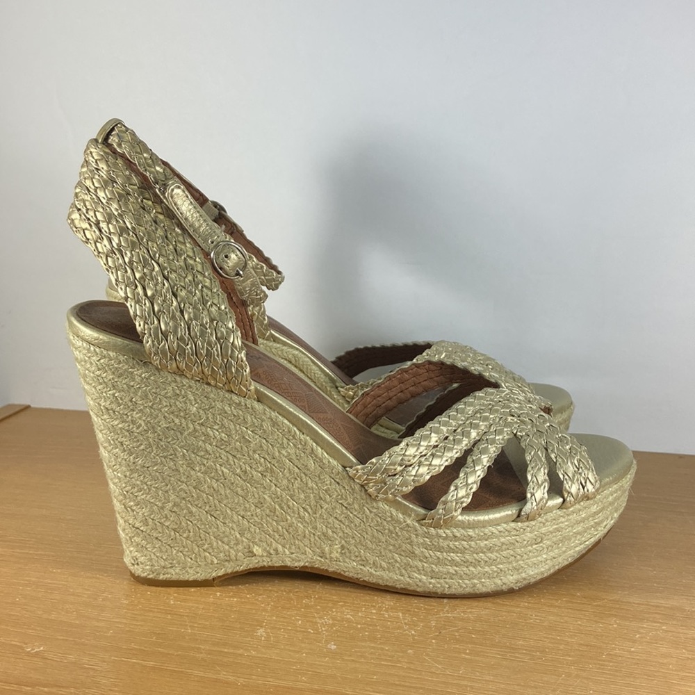 Lucky Brand Lainey Wedge Sandals Size 9 Women’s - Picture 4 of 14